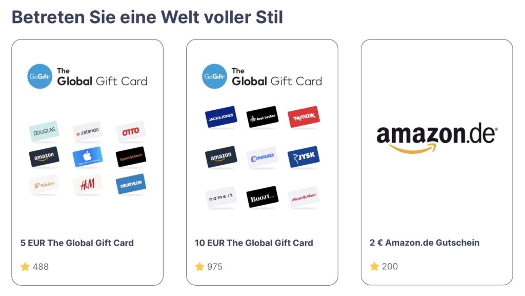 Ipsos-iSay-Auszahlungen