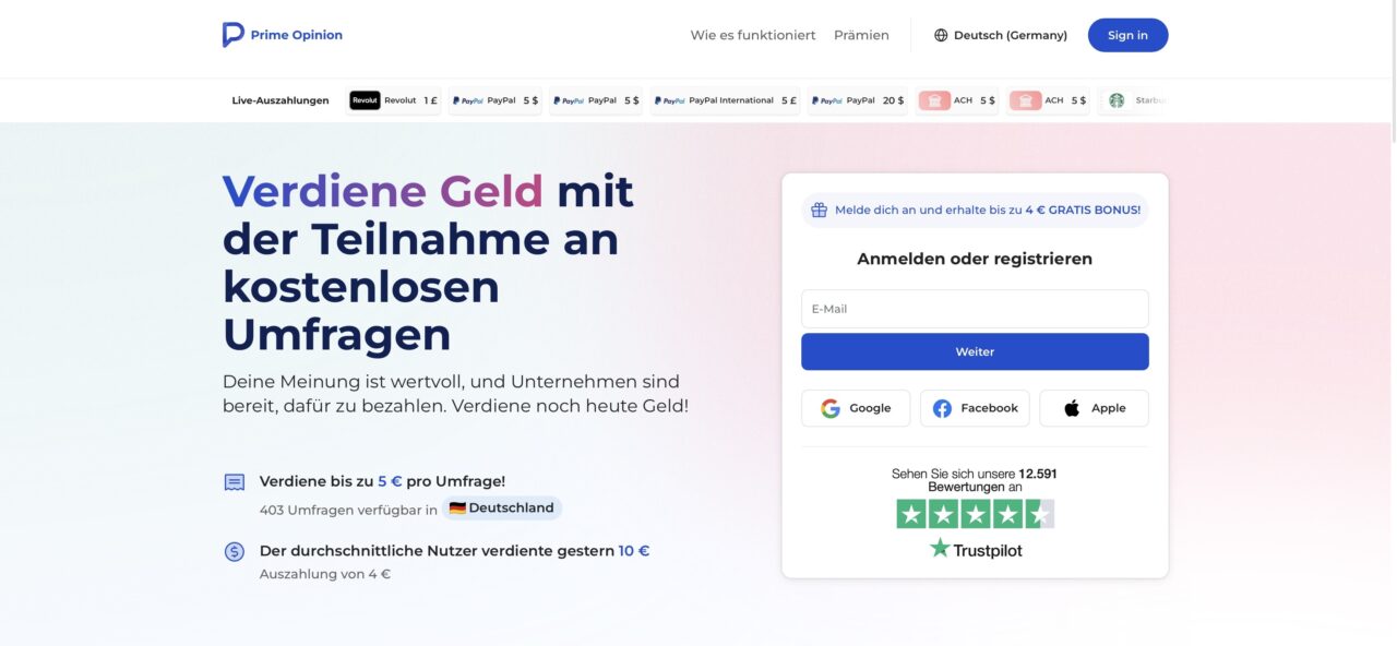 Prime Opinion Erfahrungen 2025 Top oder Flop? morebucks
